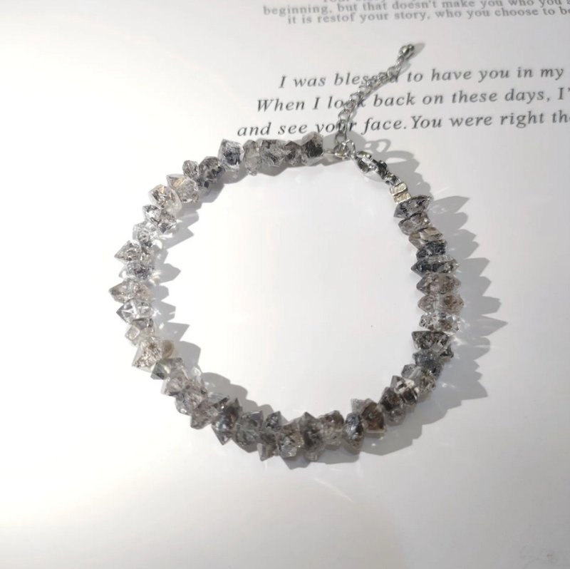 Dream Stone Shining Diamond Bracelet - Bracelets - Crystal Black