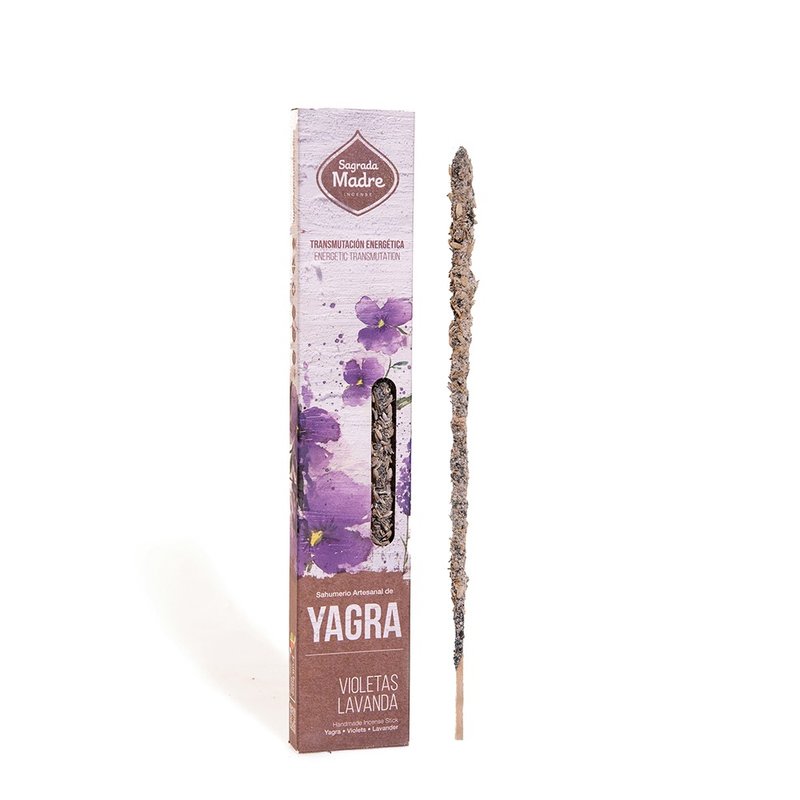 【Sagrada Madre】氛母_紫羅蘭、薰衣草-Yagra香薰棒 - 香氛/精油/擴香 - 植物．花 卡其色