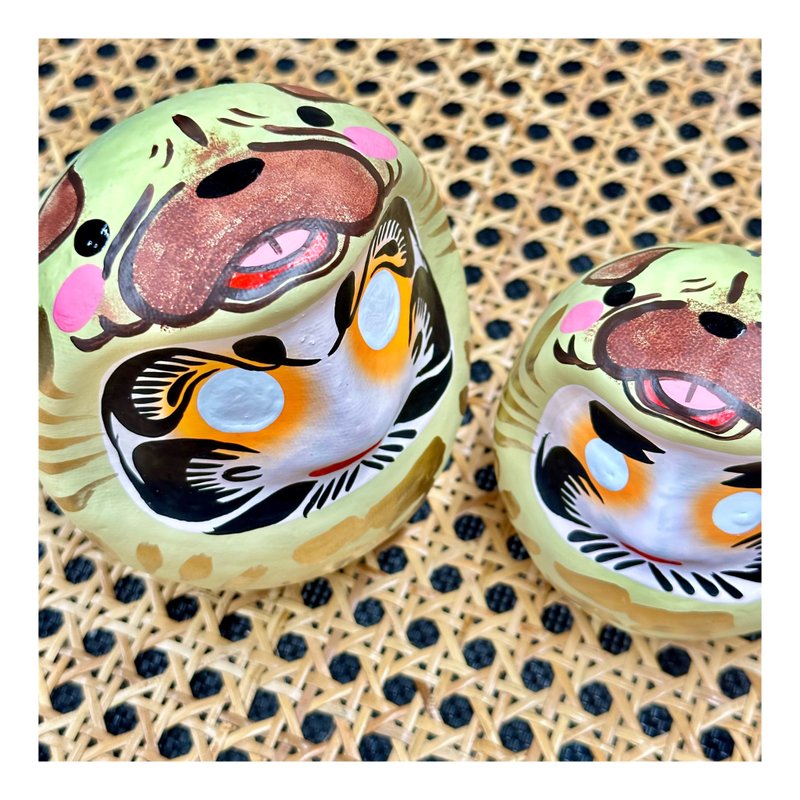 手繪八哥達磨 - 擺飾/家飾品 - 紙 