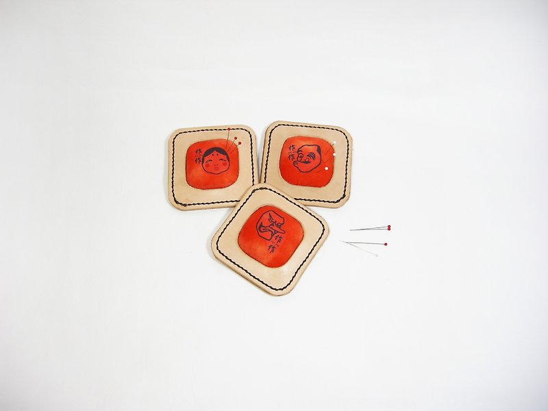 ●レザーバッグ__祚ズオ・ナシ手作り針、手縫い針火災M /カメ（Duofu）/テング1限り近い針 - ポーチ - 革 オレンジ
