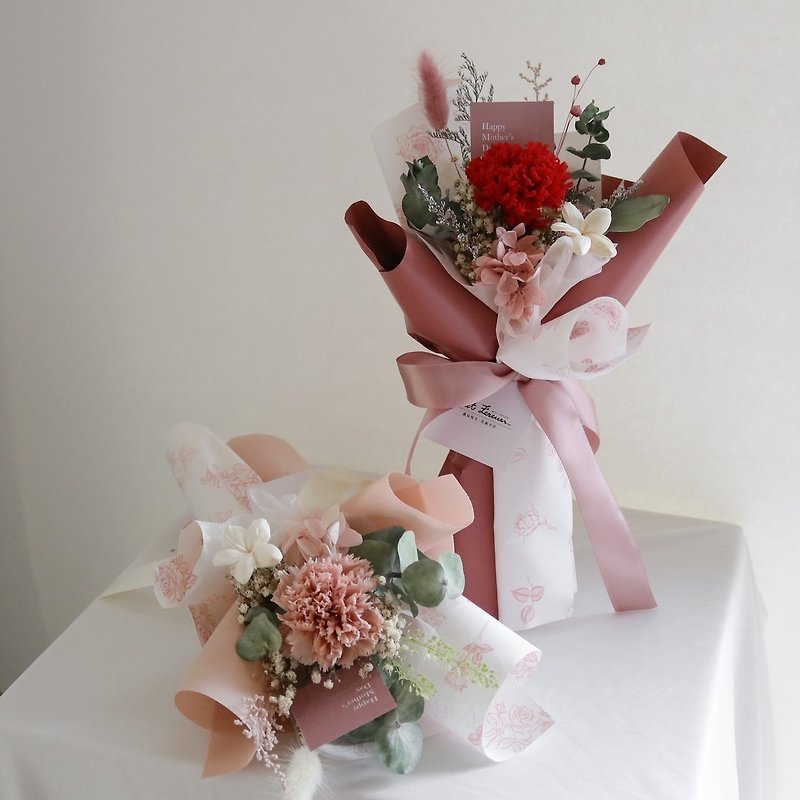 [Meet Eternity] Elegant Heart Mother’s Day Eternal Carnation Bouquets, 3 types in total - Dried Flowers & Bouquets - Plants & Flowers 
