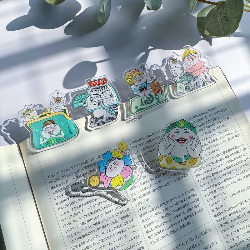 錢錢都給我 壓克力夾子 6款 - 文件夾/資料夾 - 壓克力 藍色