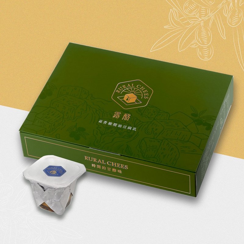 新風味升級版_蒜香奧勒岡橄欖油豆腐乳-六入經典組  台灣特色伴手 - 零食/點心 - 其他材質 卡其色