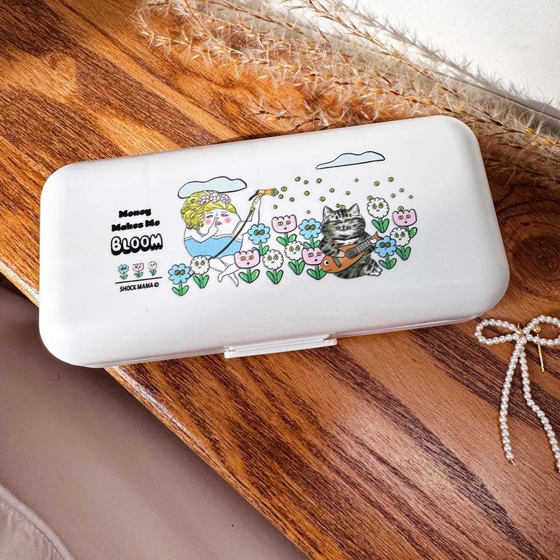 Money makes me bloom 収納ボックス ピルケース - 収納用品 - ポリエステル ホワイト