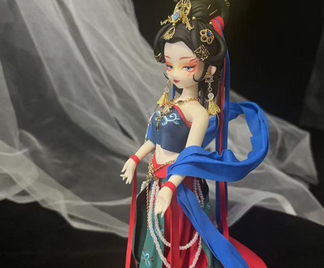 中国の有名な敦煌文化の手作り粘土人形無形文化遺産の装飾品装飾