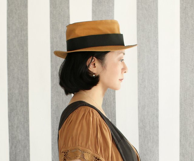 Canotier キャノチエ カンカン帽 フランス 麦わら帽子 ストローハット Canotier キャノチエ カンカン帽 フランス 麦わら帽子 ストロー