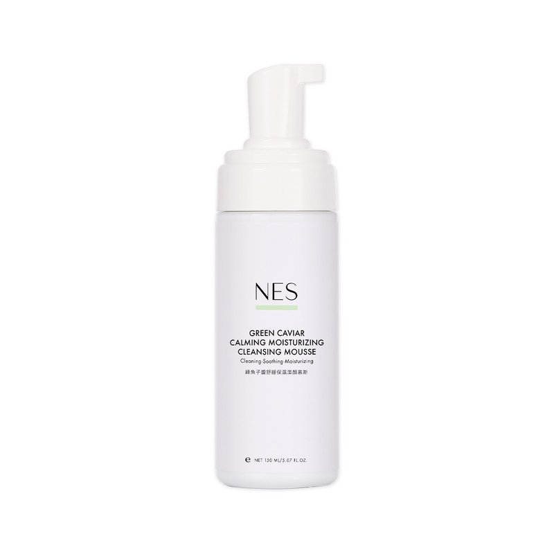 【恩藝偲 NES cosmetics】綠魚子醬舒緩保濕潔顏慕斯 150ml - 臉部清潔/洗面乳/卸妝 - 塑膠 