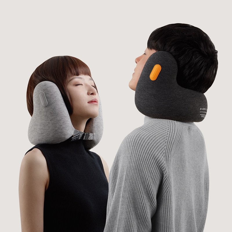 【EVERY THINK】Noise Reduction Neck Pillow (Classic) Nap Pillow High Elastic Memory Foam - Neck & Travel Pillows - Other Materials Multicolor