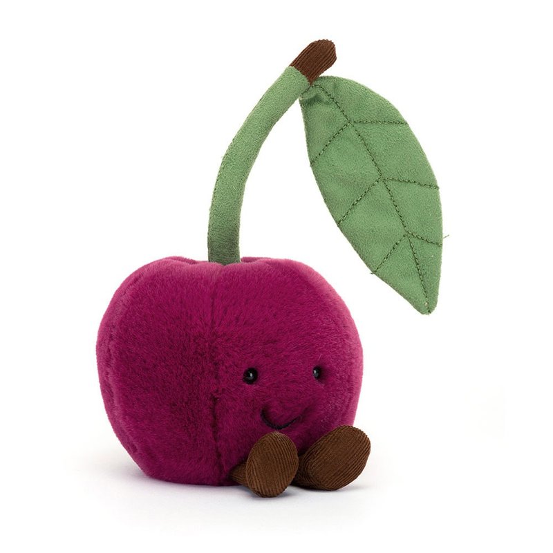 Amuseables Cherry 趣味櫻桃玩偶 - 公仔/玩偶 - 聚酯纖維 紅色