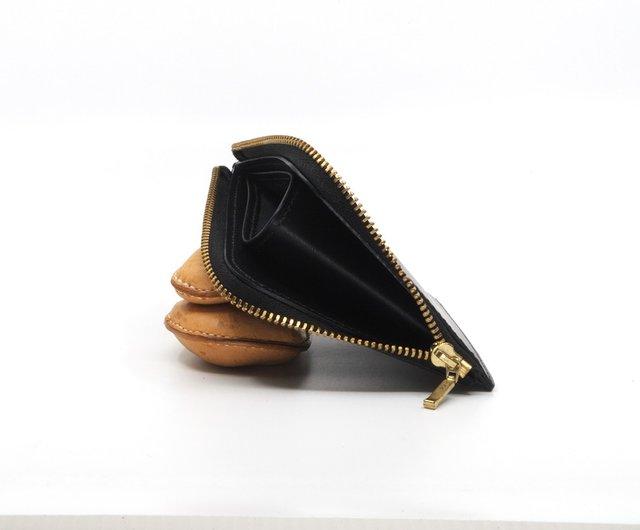 Coin Purse - Black Classic Leather