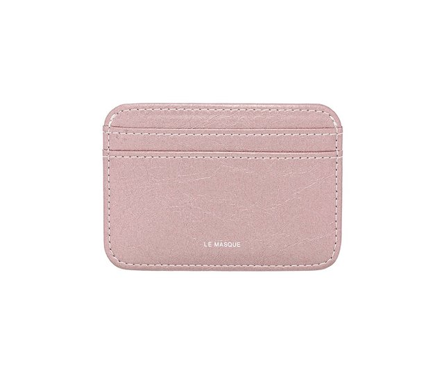 ☆LEMASQUE☆ Daisy Slim Mini Transit Card Wallet Rose Gold L Daisy Slim Mini Transportation Card Wallet rose gold - Shop