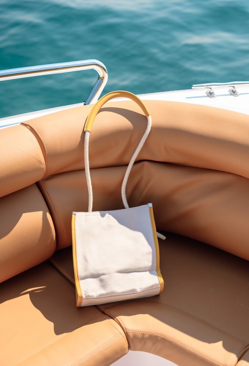 BEACH HAPPY BAG / Yellow - 其他 - 其他材質 白色