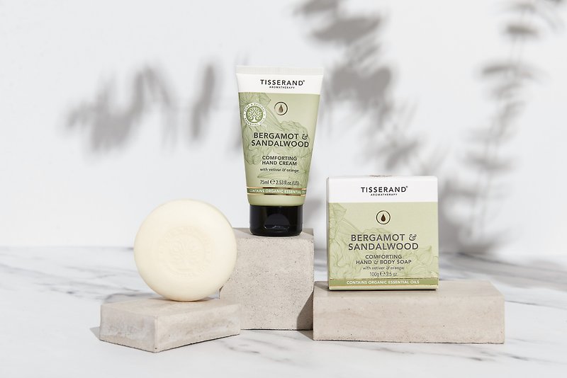 Comforting Bergamot and Sandalwood-Body Soap and Hand Cream - บำรุงเล็บ - น้ำมันหอม 