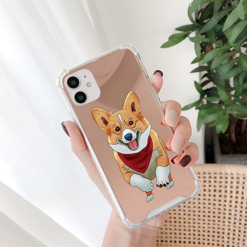 Custom Photo to Pet Cartoon Phone Case Dogs Cats Puppy Kitten iPhone 16 Pro Max - Phone Cases - Plastic Gold