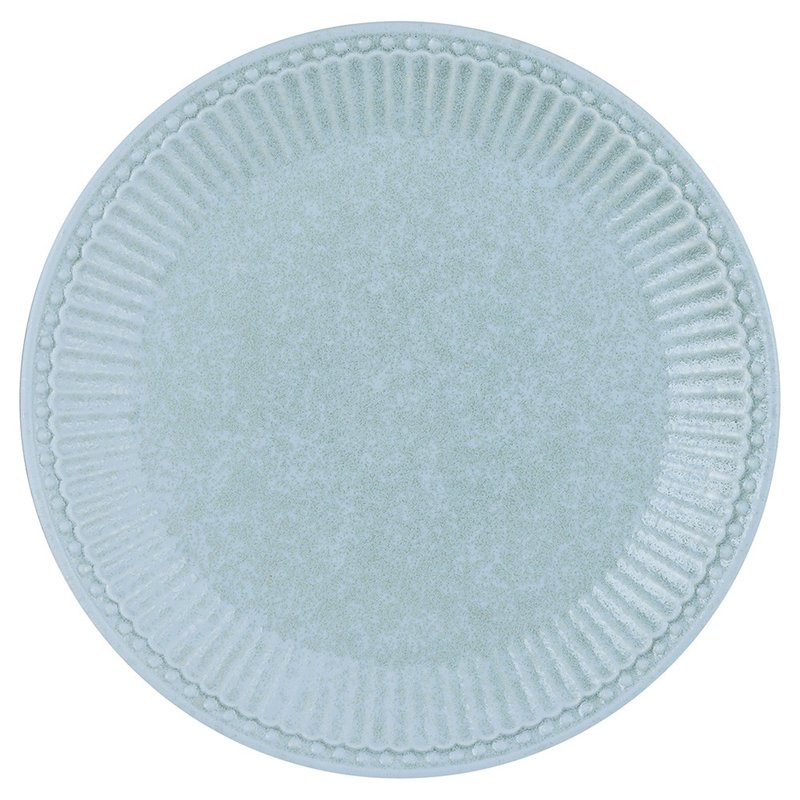 【新品】丹麥GreenGate Alice ice blue 餐盤23cm - 盤子/餐盤/盤架 - 陶 藍色
