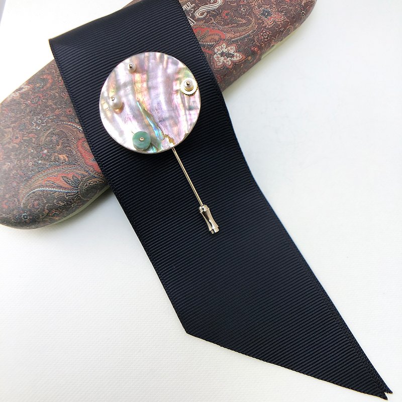 Aurora Shell Pins  【Gentle Agate Pins】【Valentine's Day Gift】【Christmas Gift】 - Brooches - Semi-Precious Stones Multicolor