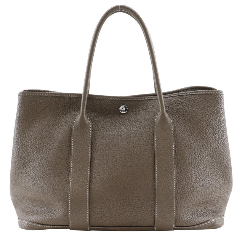 【日本直送】エルメス HERMES ガーデンパーティ36 PM トートバッグ ネゴンダ エトゥープ C レディース【中古】 - 手提包/手提袋 - 真皮 咖啡色