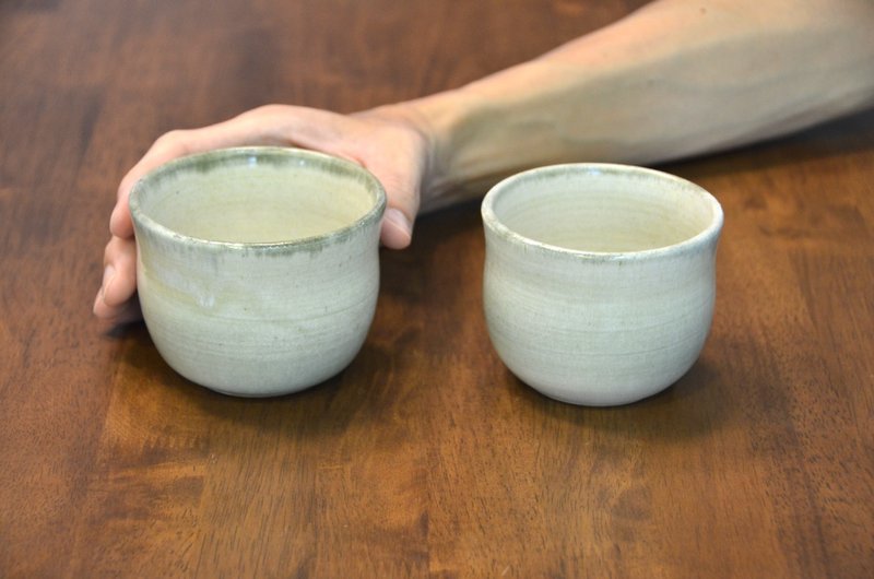 陶杯 | 霧綠 - 茶壺/茶杯/茶具 - 陶 綠色