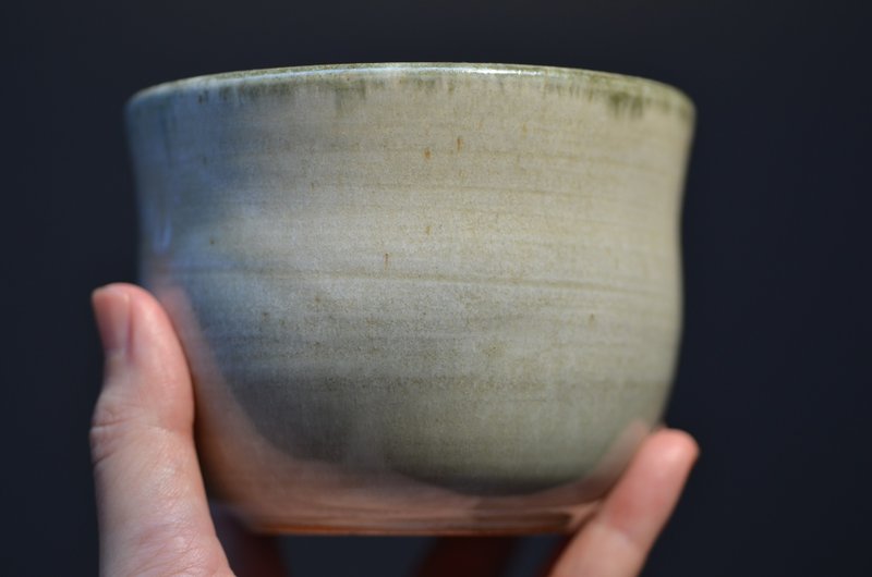 陶杯 | 霧綠 - 茶具/茶杯 - 陶 綠色