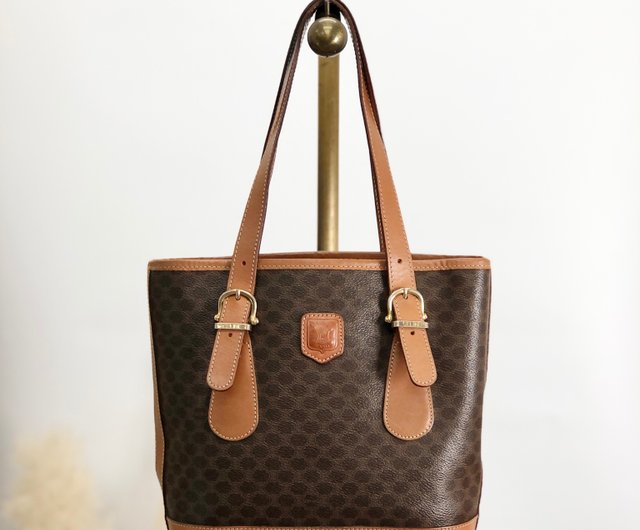 日本直送 名牌中古包 】CELINE セリーヌ マカダム トートバッグ