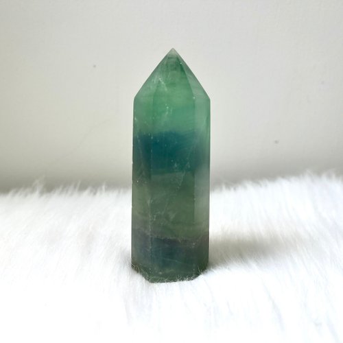 玄之水晶 藍綠螢石柱 | 水晶 | 水晶柱 | 水晶擺件