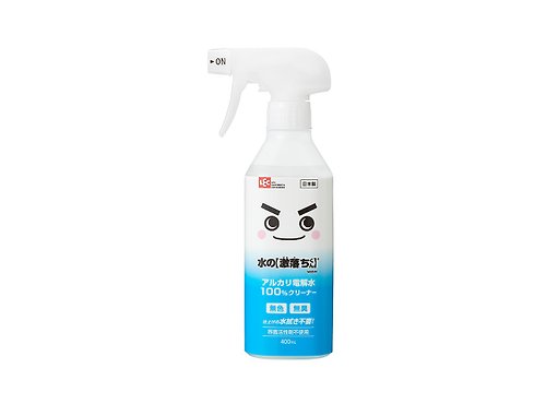 日本 LEC 台灣經銷 (唯可) 【激落君】鹼性電解水去污噴劑400ml(日本製)