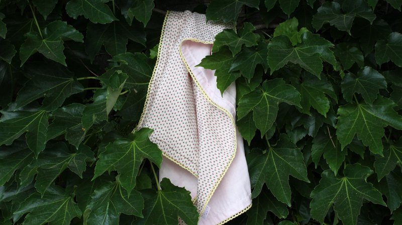 Made in Korea flower cotton gauze baby blanket, baby girl, 新生兒 出産祝い, 布  ブランケッ,韓國 - 彌月禮盒 - 棉．麻 粉紅色