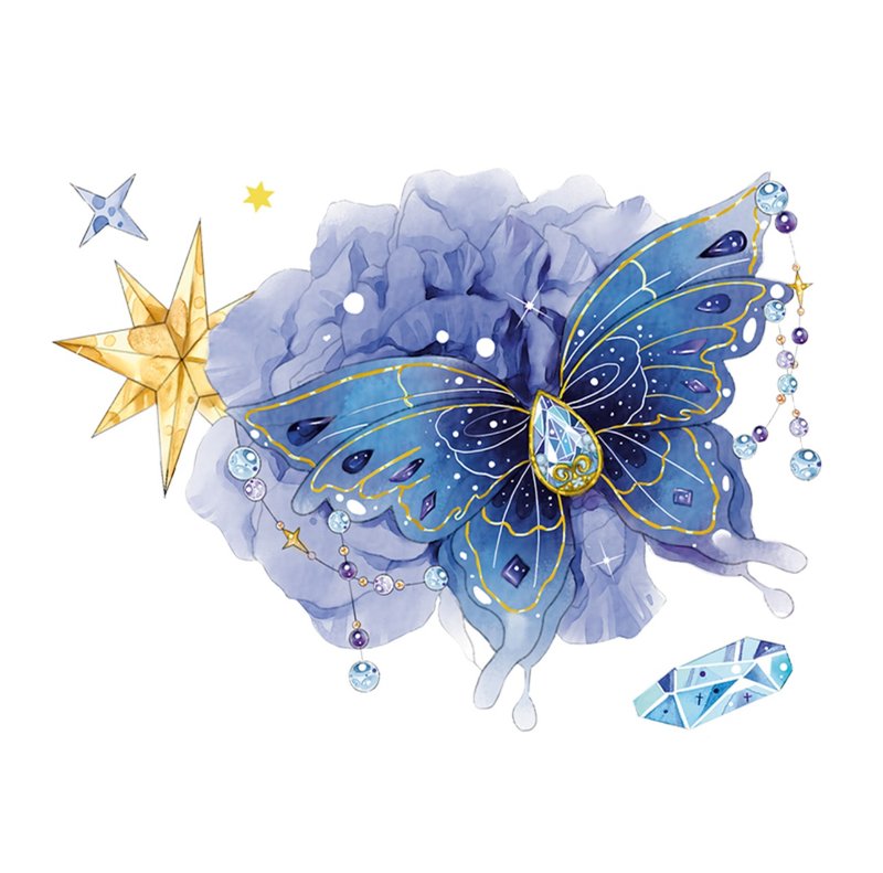 秘碟月下 PET 紙膠帶 貝殼光 - 紙膠帶/和紙/PET - 其他材質 多色