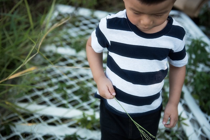 "No one can avoid the black and white outfit T-Sirt money" hand-made non-toxic children's clothing - Other - Cotton & Hemp 