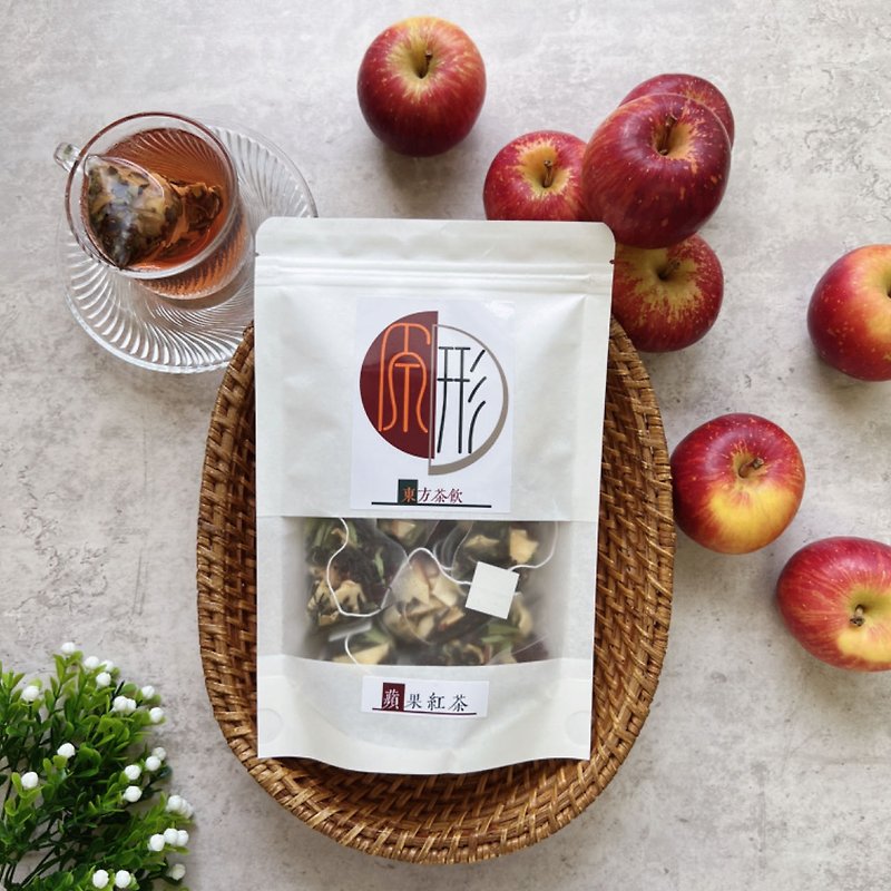 【Dried Fruit Tea】-Apple Black Tea (8 pieces)- Herbal and fruit tea with natural ingredients and no added black tea - Tea - Fresh Ingredients 