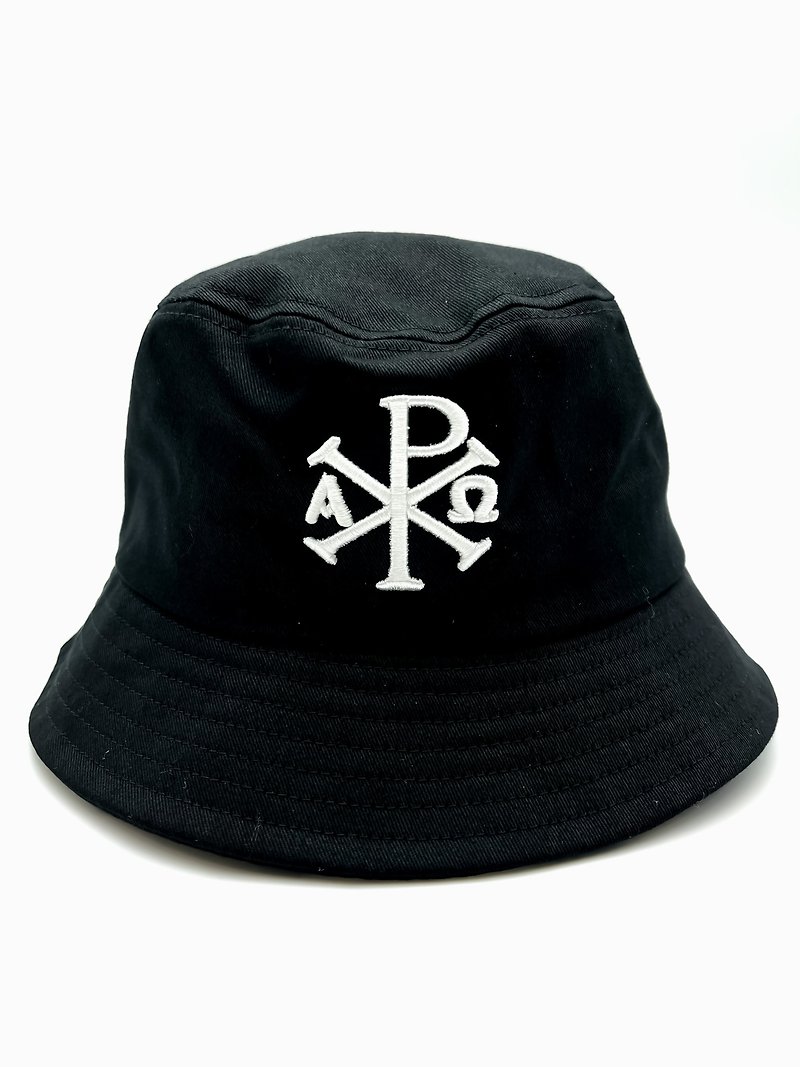SPIRIT Bucket Hat - XP Black Ink | ROSA Vestments - หมวก - ผ้าฝ้าย/ผ้าลินิน สีดำ
