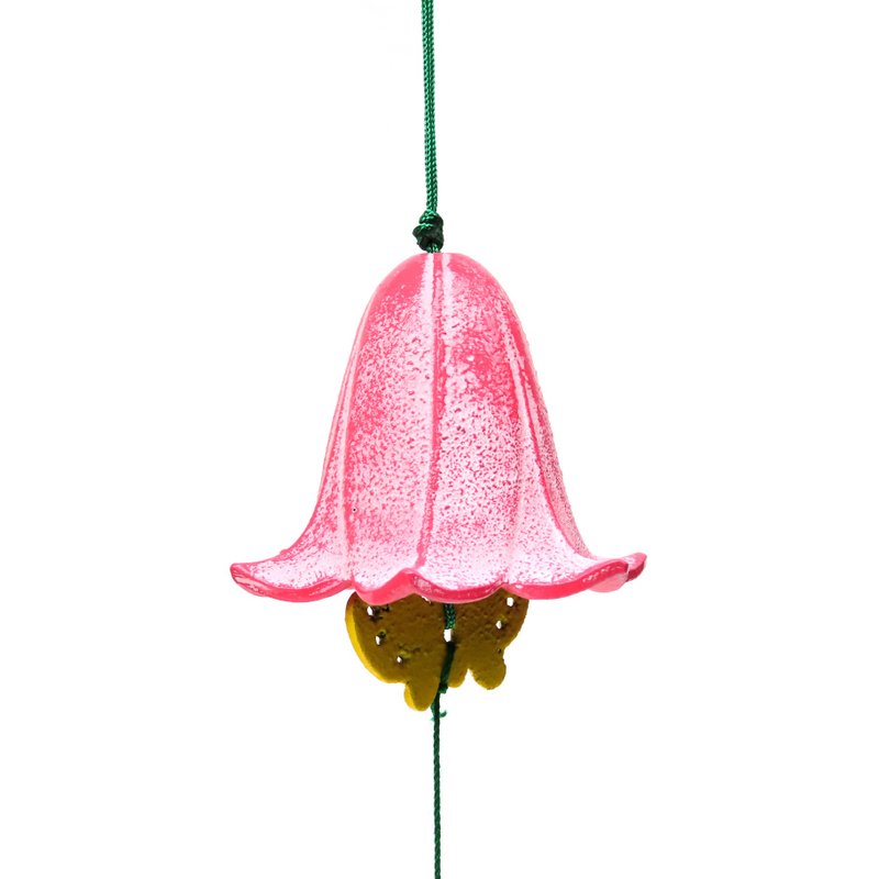 南部鐵器 風鈴 百合花 粉紅色 日本製 - 擺飾/家飾品 - 其他金屬 粉紅色