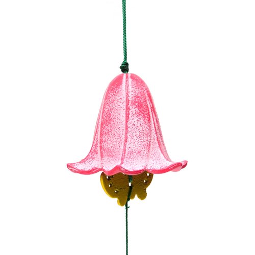 Specializing in Nambu Ironware 南部鐵器 風鈴 百合花 粉紅色 日本製