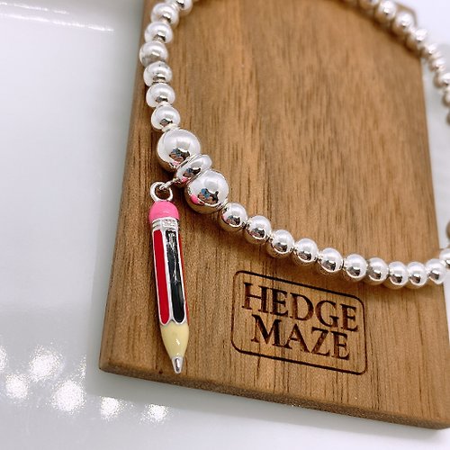 Hedge Maze Accessories 純銀 鉛筆 S925 銀珠手鍊