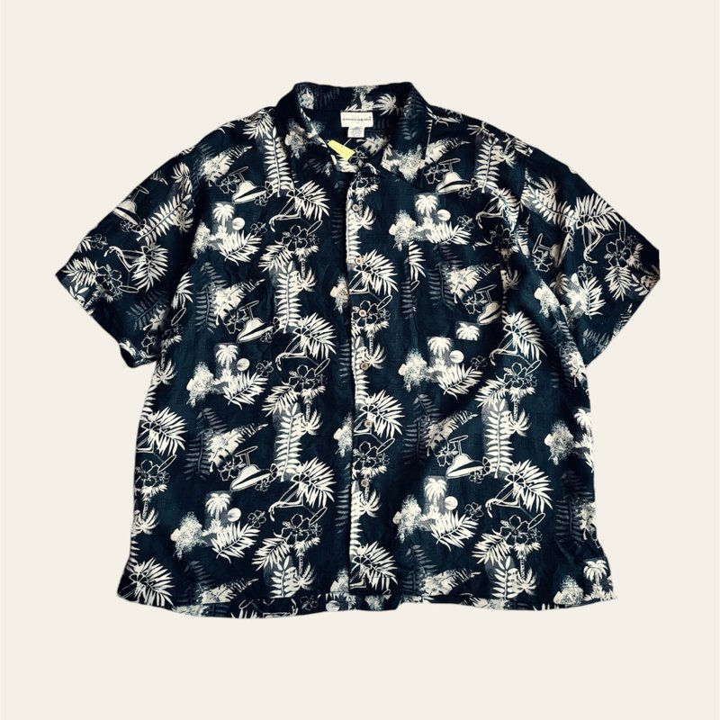 American used rayon Hawaiian shirt - Men's Shirts - Other Materials Multicolor