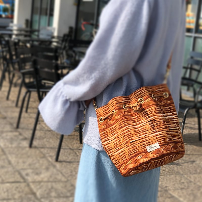 The Good Time Bucket Bag - Messenger Bags & Sling Bags - Cotton & Hemp Orange