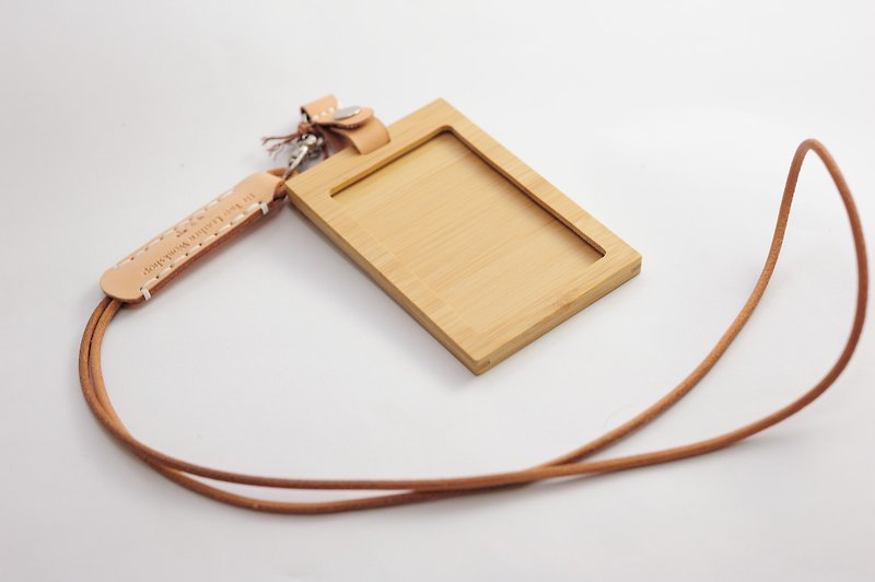 [Be Two identification card] bamboo / bamboo documents folder / card holder / card holder / travel card / credit card / card holder / documents folder / ticket / card holder / card access control - ID & Badge Holders - Bamboo 