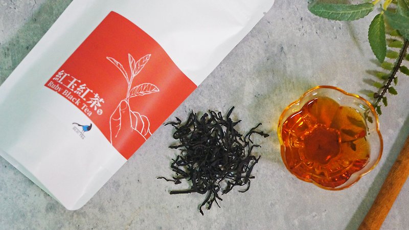 台湾紅玉紅茶 50g 台茶18番 ルーズリーフ ミントとシナモンの独特な香り - お茶 - 食材 レッド