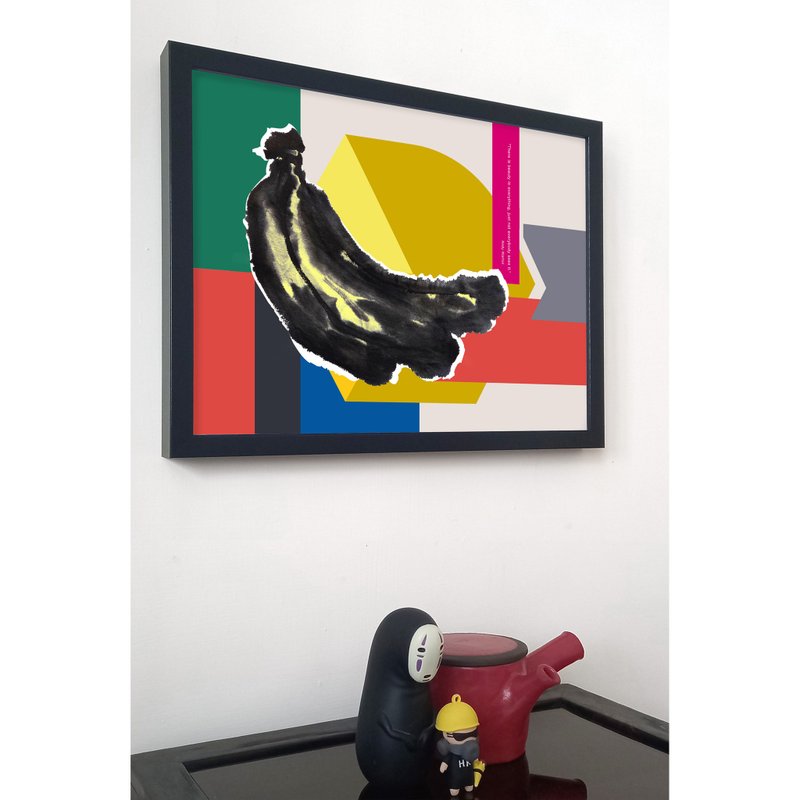 普普藝術掛畫-Warhol's Banana/原創插畫海報 - 海報/掛畫/掛布 - 紙 多色