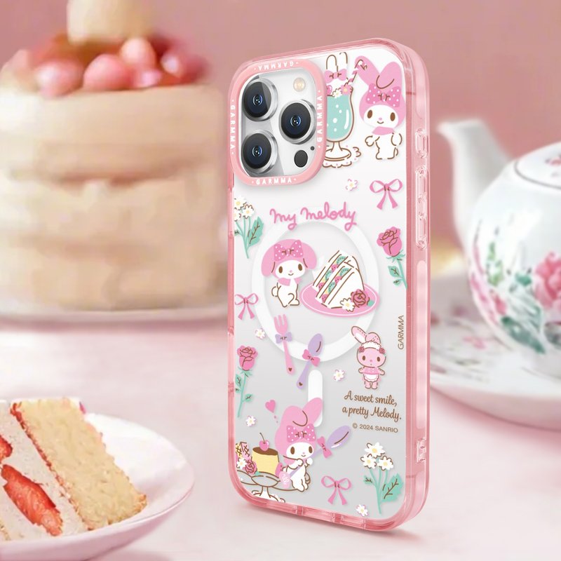 GARMMA My Melody iPhone 16 Series Magnetic Protective Case Tea Time - Phone Cases - Plastic 