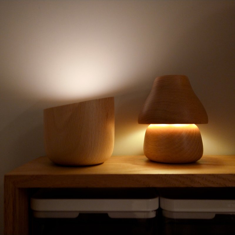 Atmosphere night light two-in-one discount free birthday gift recommended exchange gift Christmas gift - Lighting - Wood 