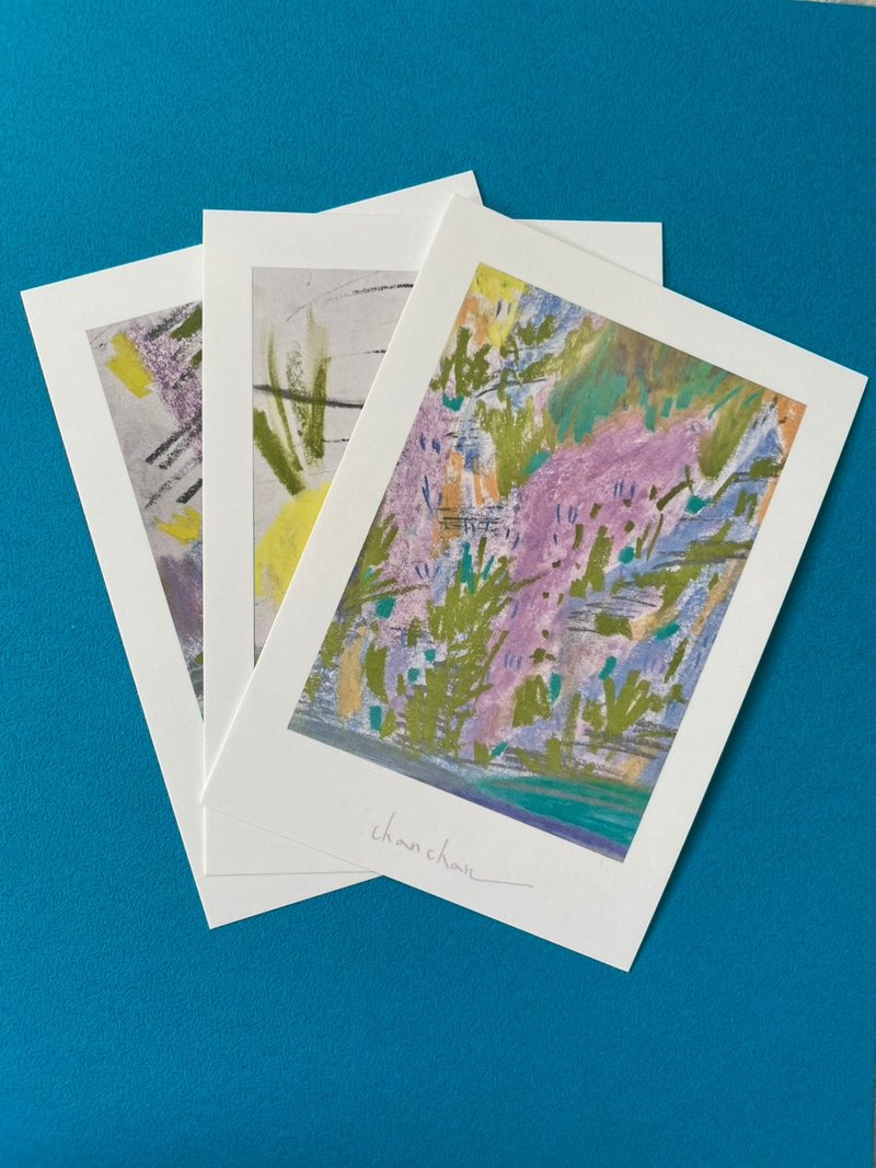 Postcards:  縫隙裡的驚奇 (3 in1) - 卡片/明信片 - 紙 