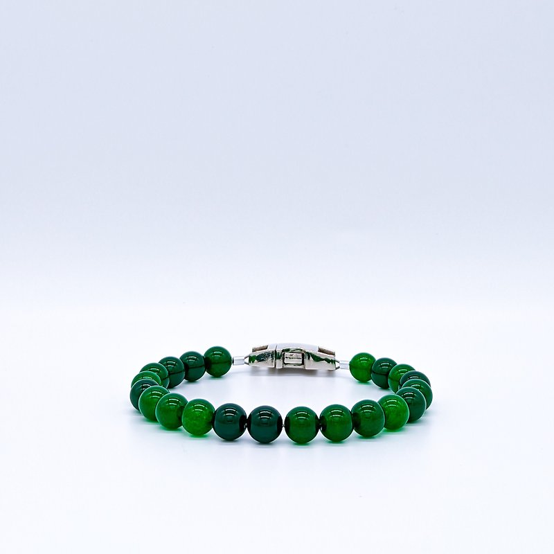 หยก ปลอกคอ สีเขียว - Prosperity Green Handmade Pet Bead Collar