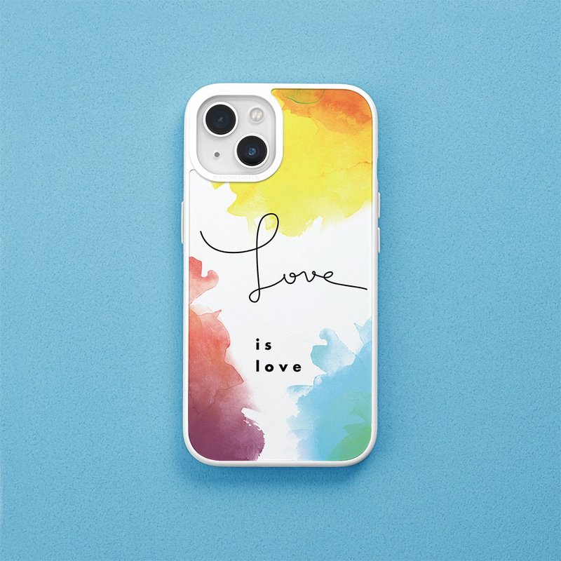 SolidSuit背蓋手機殼∣獨家設計/Love is love 繽紛彩虹 iPhone - 手機殼/手機套 - 塑膠 多色