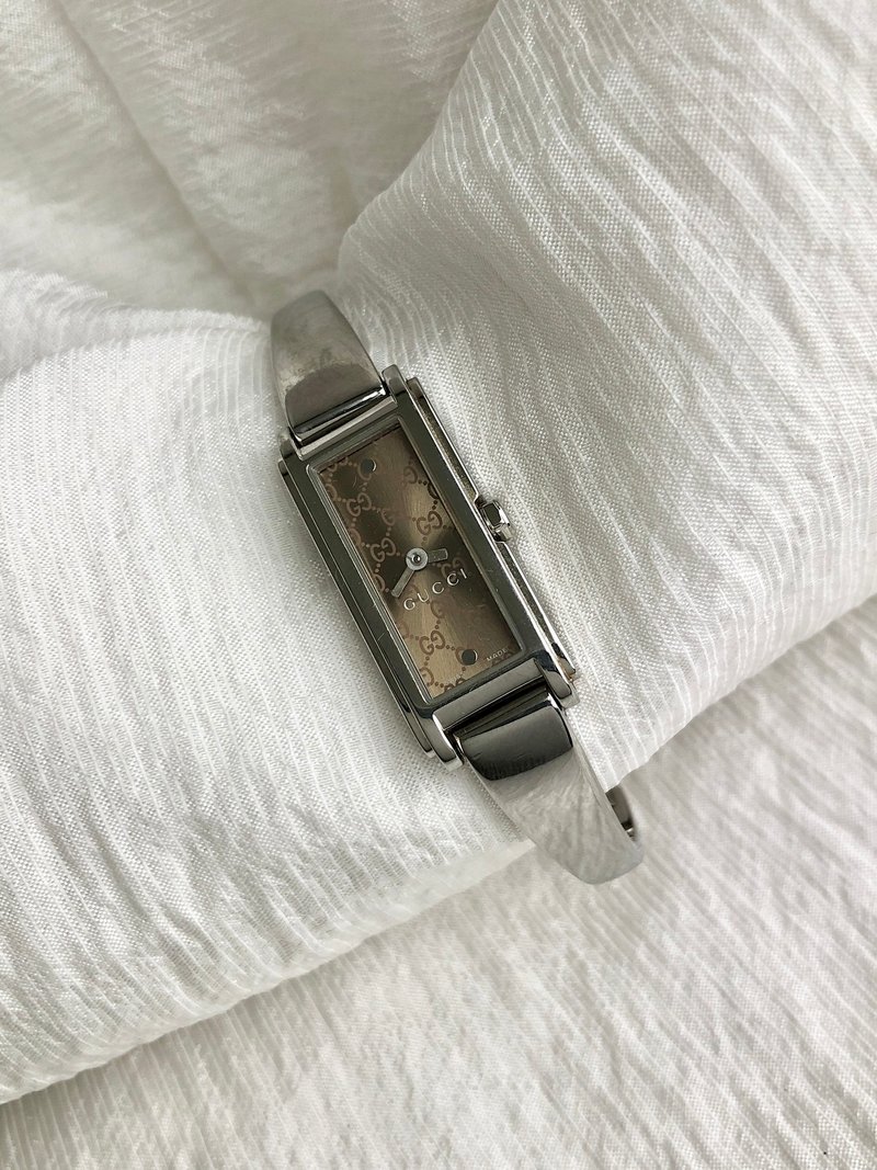 【 日本直送　名牌中古包 】GUCCI グッチ 腕時計 シルバー ブランドロゴ 109 vintage ヴィンテージ オールド kieyzm - 女錶 - 其他材質 銀色