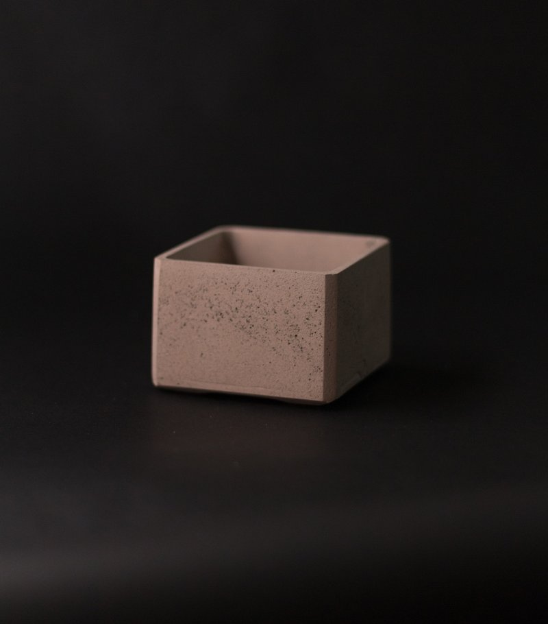 Cement square basin SQ5 - Pottery & Ceramics - Cement Multicolor