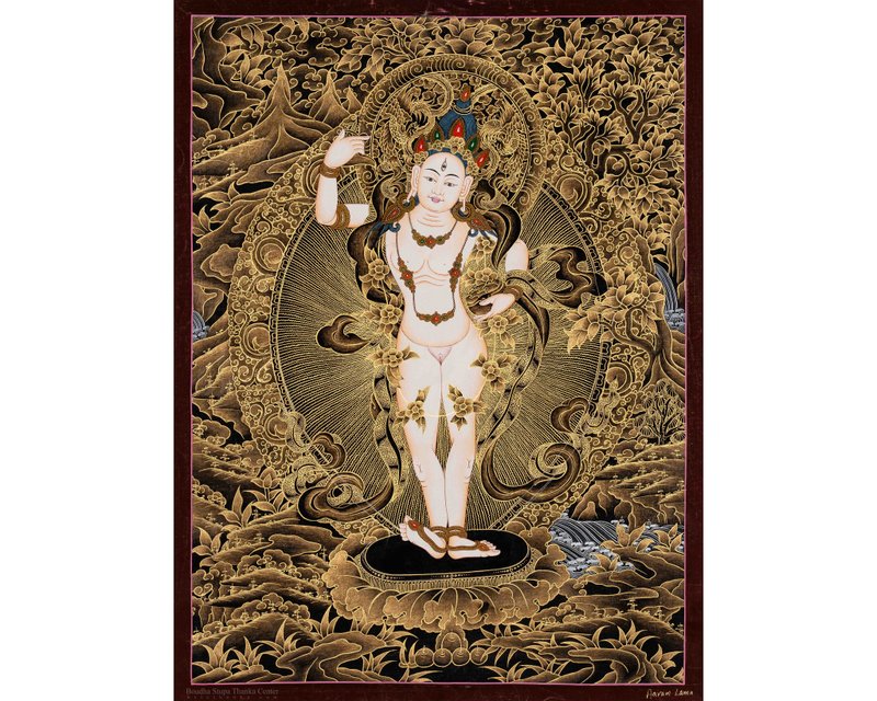 Buddhist Yeshe Tsogyal Thanka - Wall Décor - Other Materials Multicolor