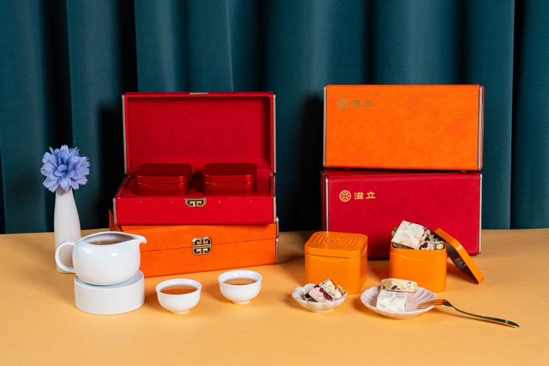 Zili Mid-Autumn Festival Gifts|Golden Autumn Celebration|Members gathering together is as lively as a celebration - Tea - Other Materials Red