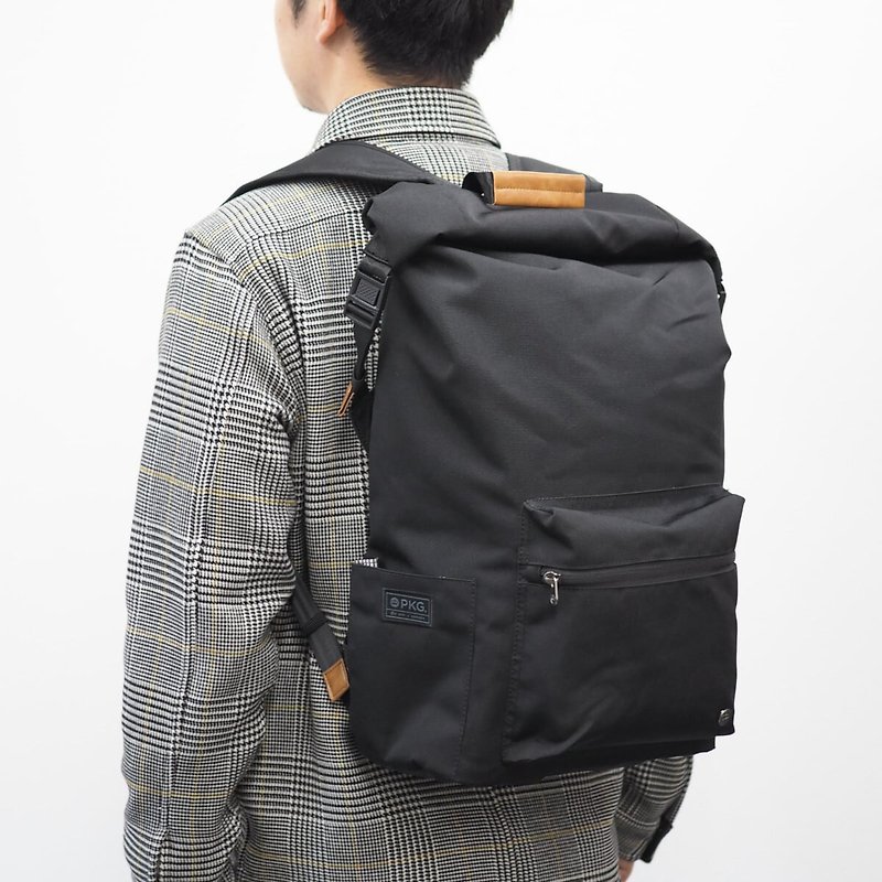 PKG DAWSON Roll-To BLACK Backpack