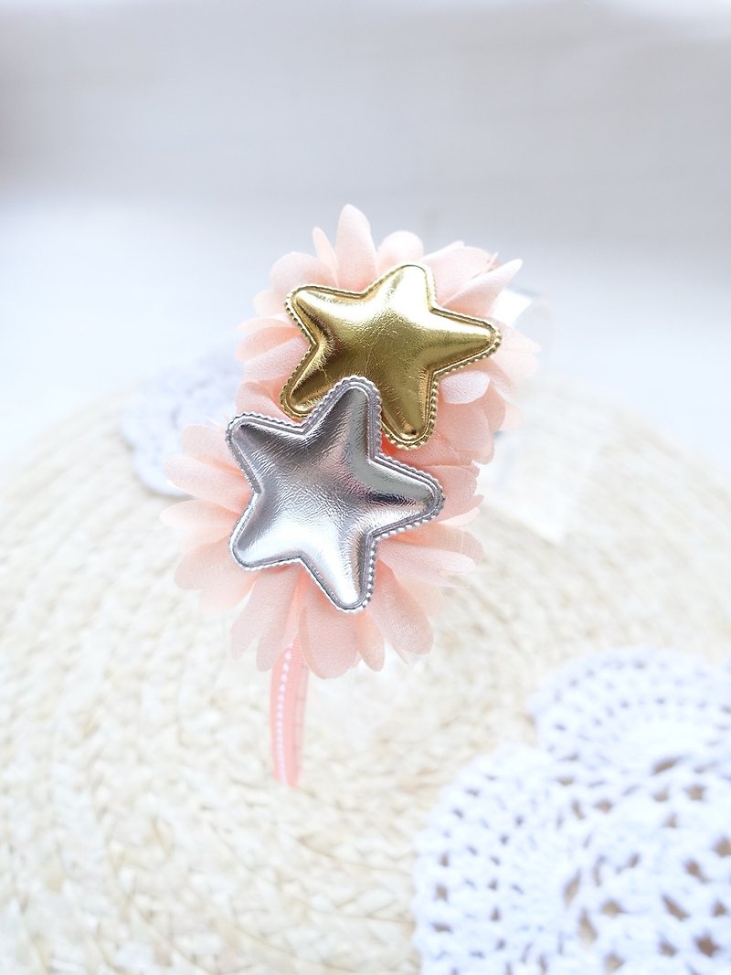 兒童髮箍 金銀色星星頭箍 頭飾 飾物 - 滿月禮物 - 其他材質 